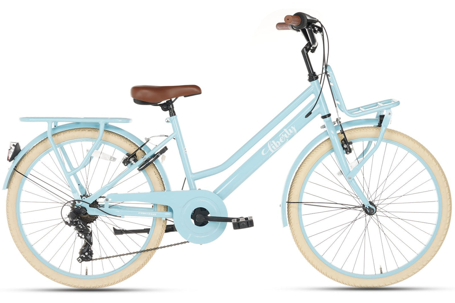 Liberty D7 Girls' Bicycle 24 inch - 7 Gears - Blue