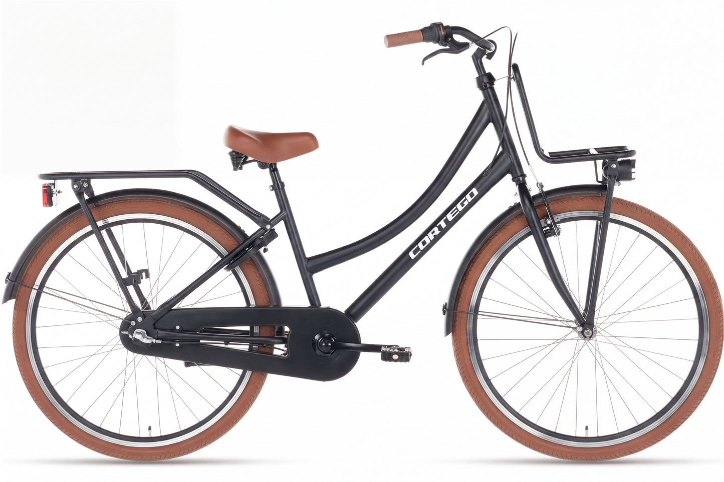 Cargo Meisjesfiets 26 inch - 3 Versnellingen - Mat-Zwart