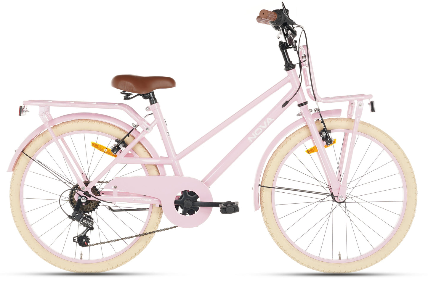 Nova Girls' Bicycle 22 inch - 7 Gears - Pink