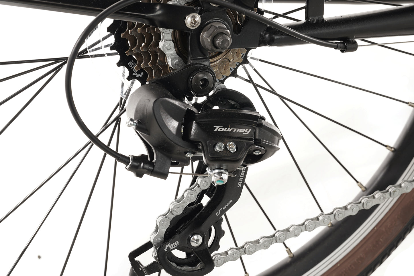 Cargo Girls' Bike 26 Inch - 7 Gears - Matte Black