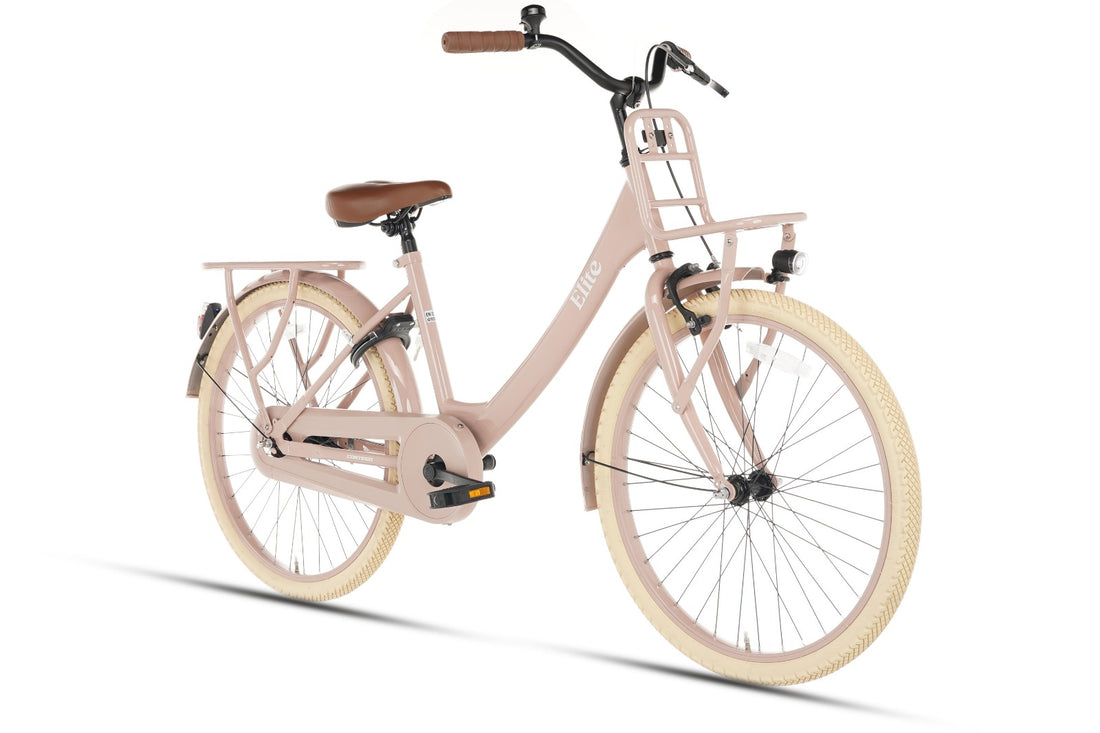 Elite Meisjesfiets 24 inch Zalm