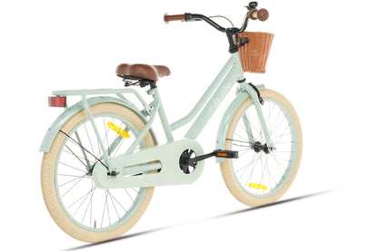Liberty meisjesfiets Groen 22 inch + mand