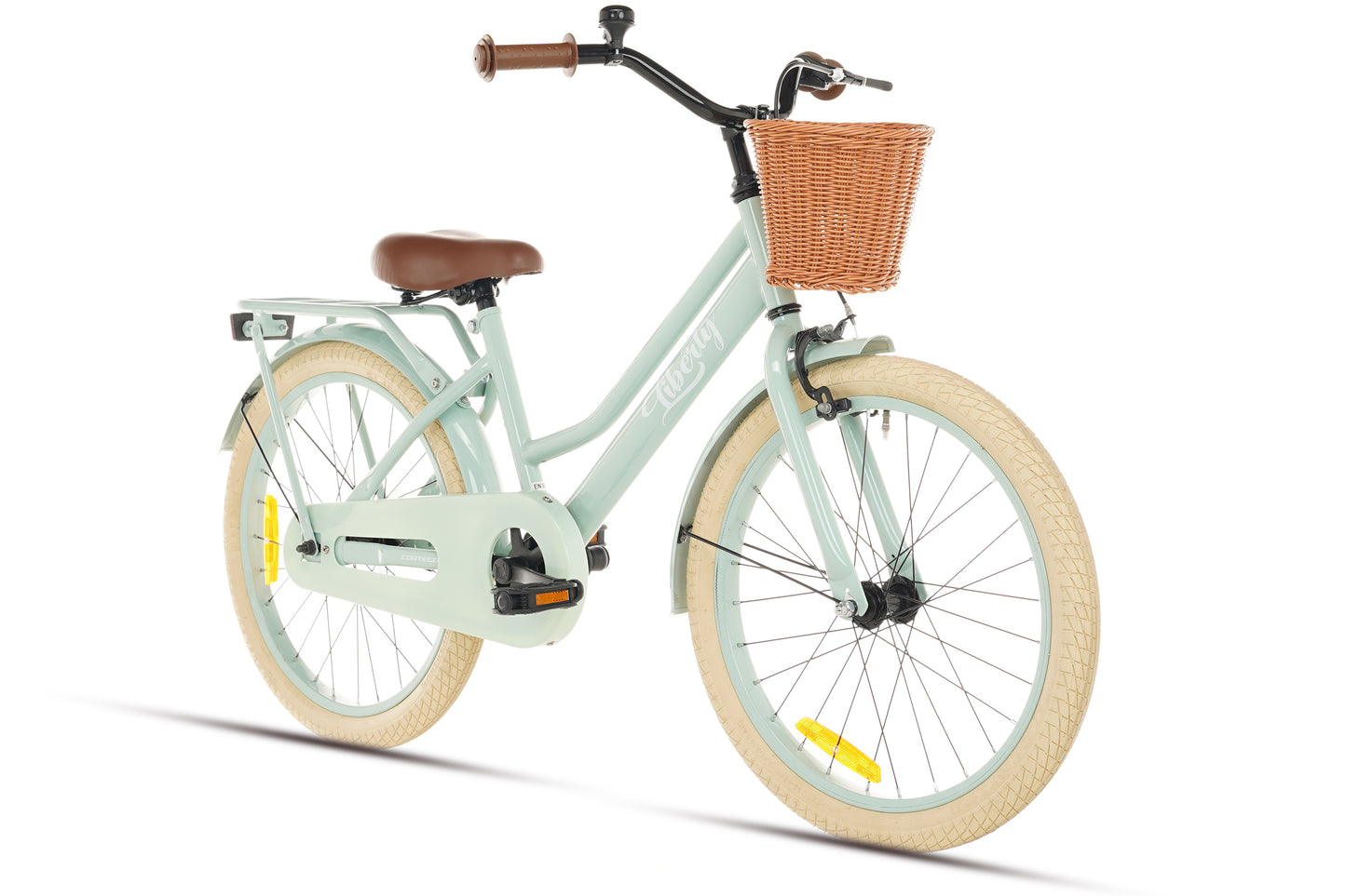 Liberty meisjesfiets Groen 22 inch + mand