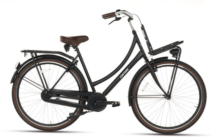 Cargo Transportfiets 28 inch Mat-zwart
