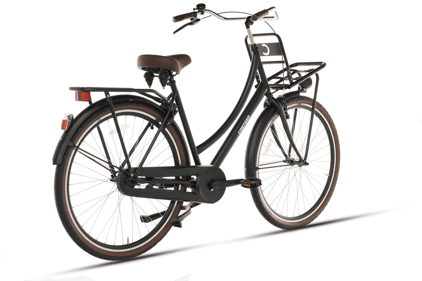 Cargo Transportfiets 28 inch Mat-zwart