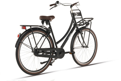 Cargo Transportfiets 28 inch Mat-zwart
