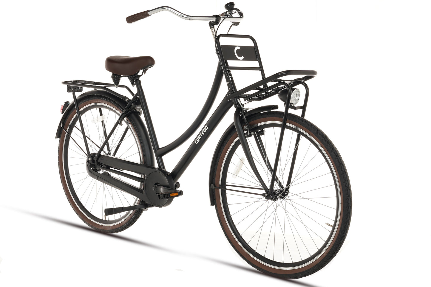 Cargo Transportfiets 28 inch Mat-zwart