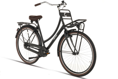 Cargo Transportfiets 28 inch Mat-zwart