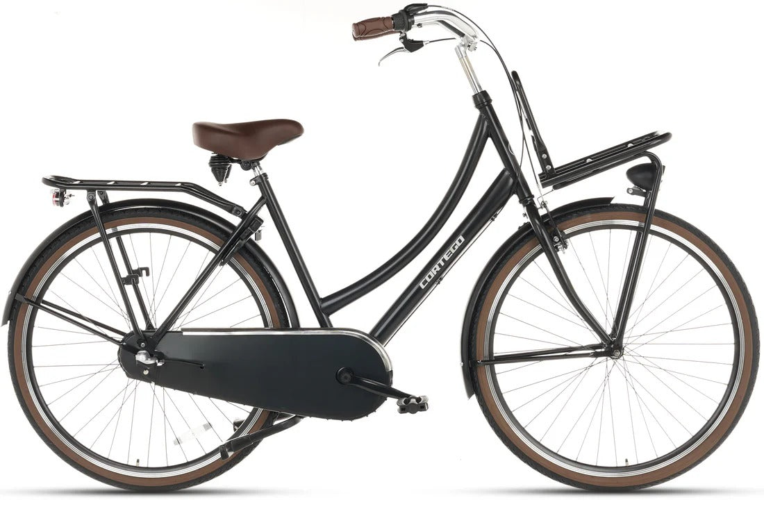 Cargo N3 Transportfiets Mat-Zwart - 3 Versnellingen