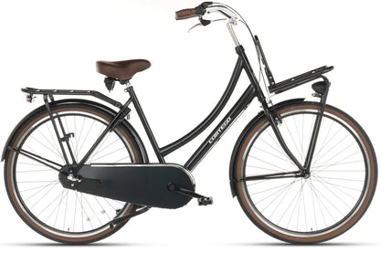 Cargo N3 Transportfiets Mat-Zwart - 3 Versnellingen