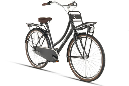 Cargo N3 Transportfiets Mat-Zwart - 3 Versnellingen