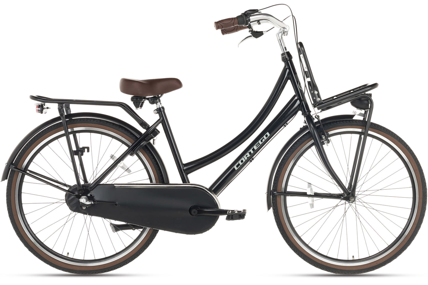 Cargo Meisjesfiets 26 inch - 3 Versnellingen - Mat-Zwart