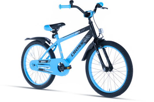 BMX Cross Jongensfiets Blauw 22 inch
