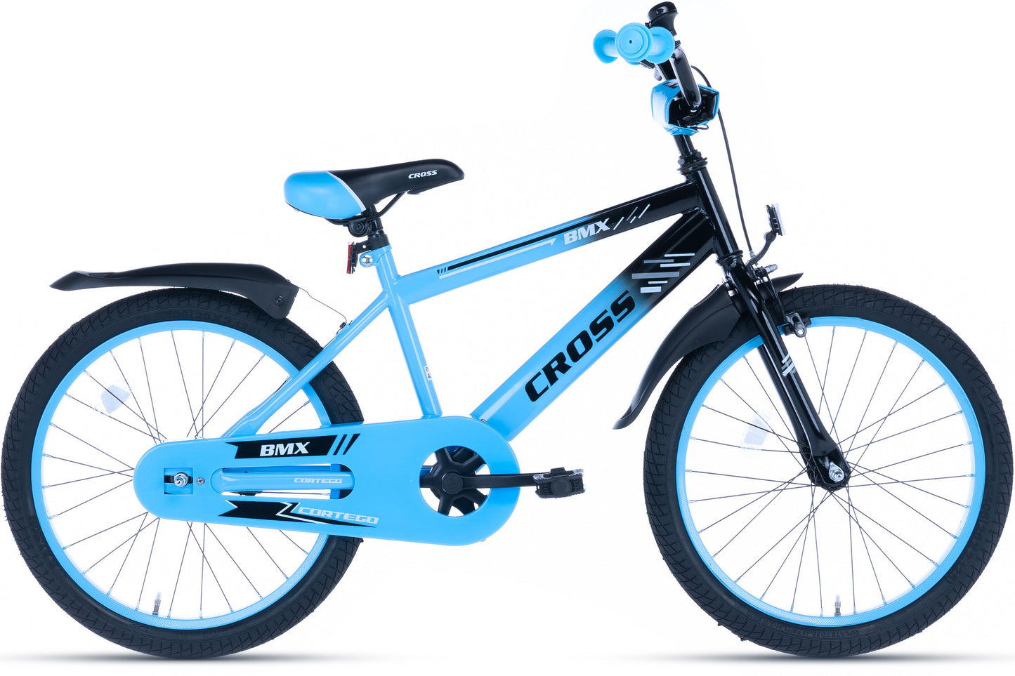 BMX Cross Jongensfiets Blauw 22 inch
