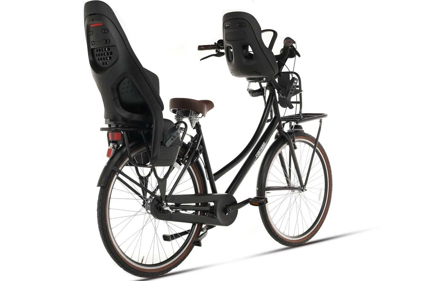 Daily Moederfiets 28 Inch - 3 Versnellingen - Mat-Zwart