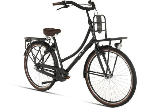 Daily Moederfiets 28 Inch - 3 Versnellingen - Mat-Zwart