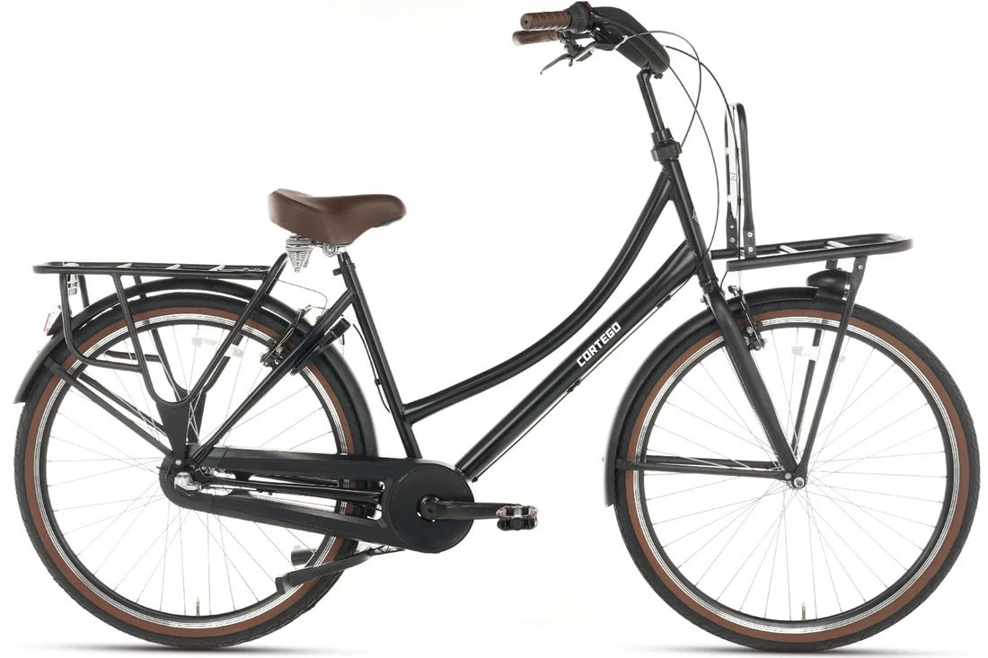 Daily Moederfiets 28 Inch - 3 Versnellingen - Mat-Zwart