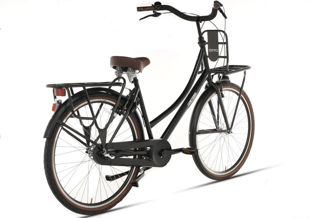Daily Moederfiets 28 Inch - 3 Versnellingen - Mat-Zwart