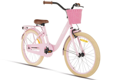 Excellent Girls' Bicycle Pink 22 inch + Basket