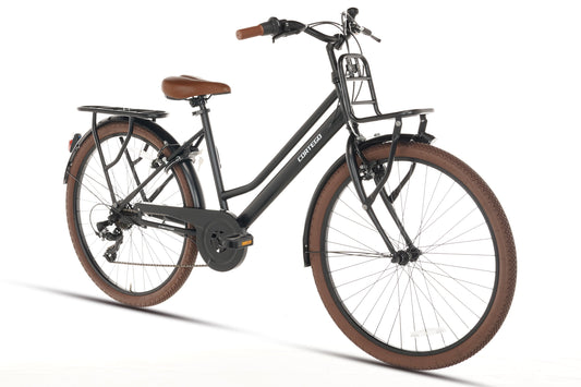Liberty D7 Meisjesfiets 26 inch - 7 Versnellingen - Mat-Zwart