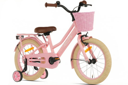 Liberty girls' bicycle Pink 16 inch + basket