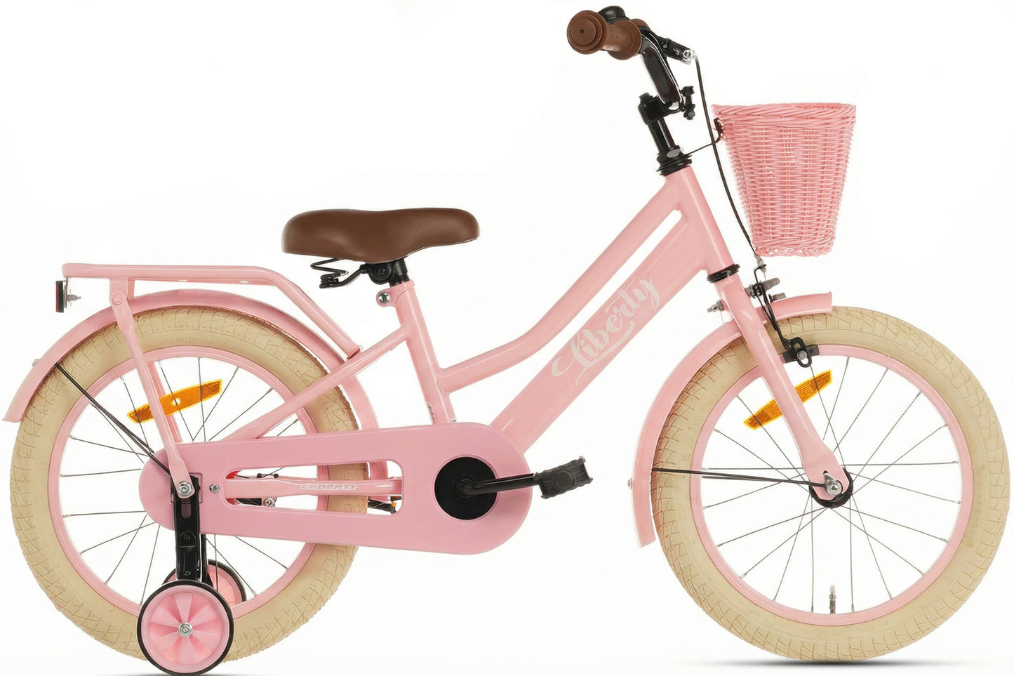 Liberty girls' bicycle Pink 18 inch + basket