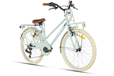 Nova Girls' Bicycle 22 inch - 7 Gears - Green
