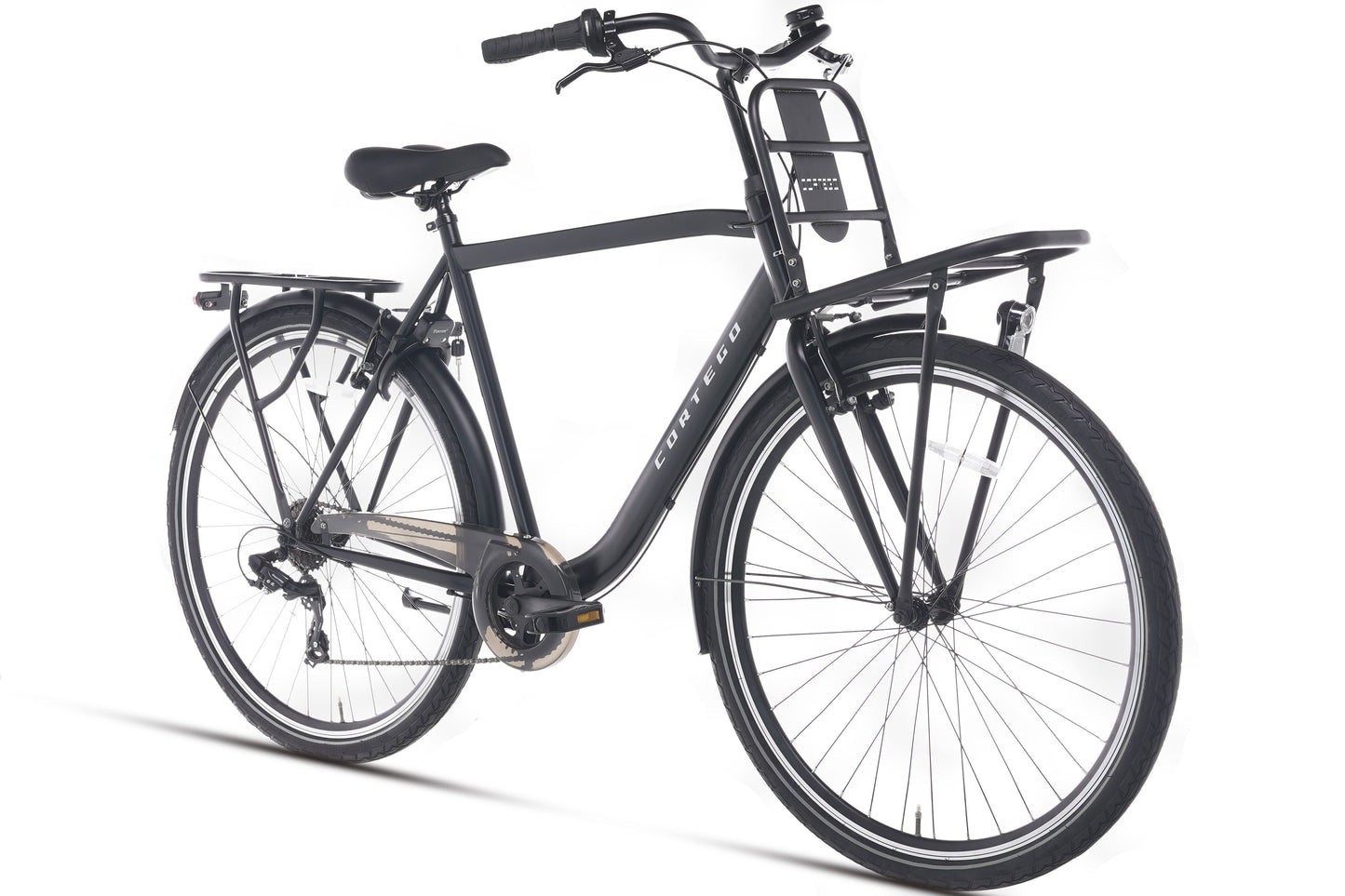 Premium D7 Plus Herenfiets 7 Versnellingen Mat-Zwart