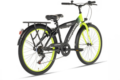 Rebel Jongensfiets 26 Inch Lime - 6 Versnellingen