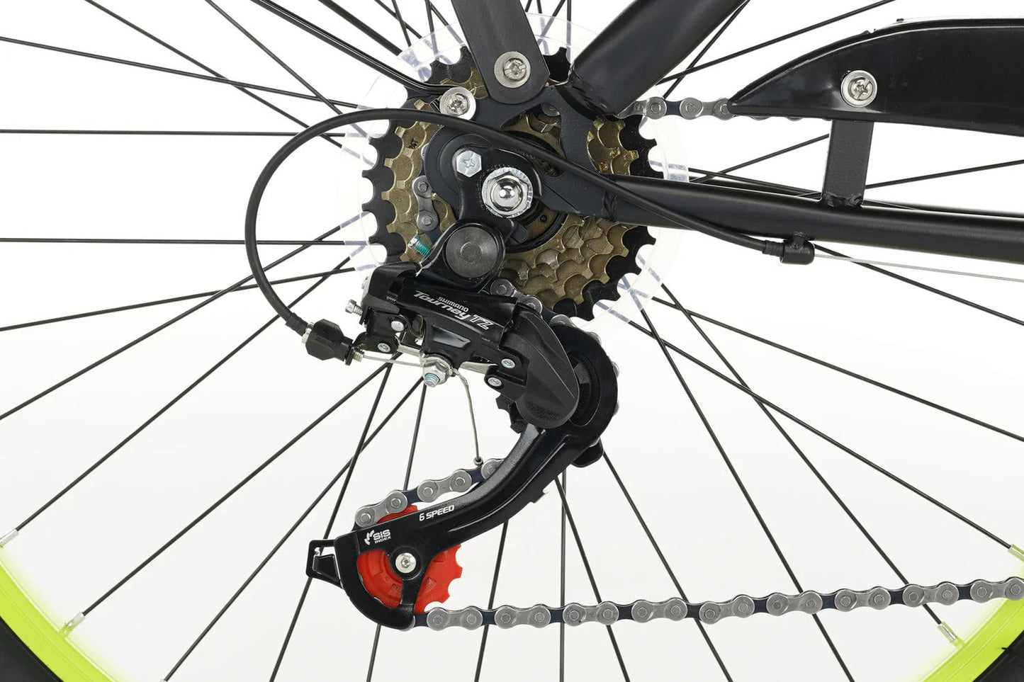 Rebel Jongensfiets 26 Inch Lime - 6 Versnellingen