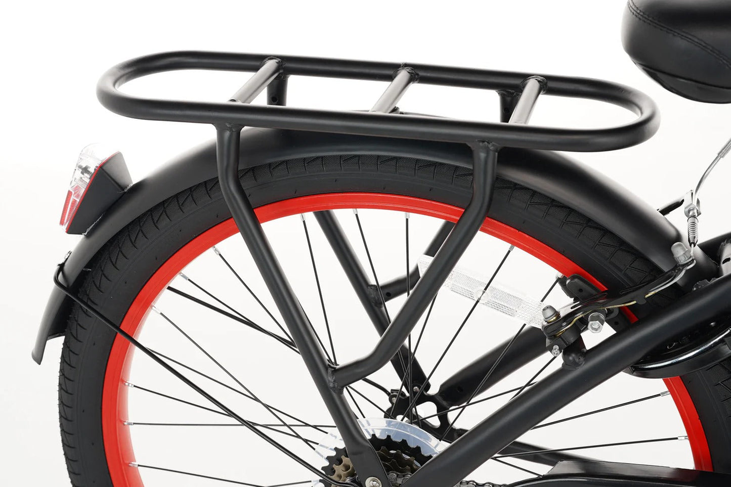 Rebel Jongensfiets 26 Inch Rood - 6 Versnellingen