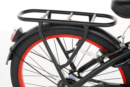 Rebel Jongensfiets 26 Inch Rood - 6 Versnellingen