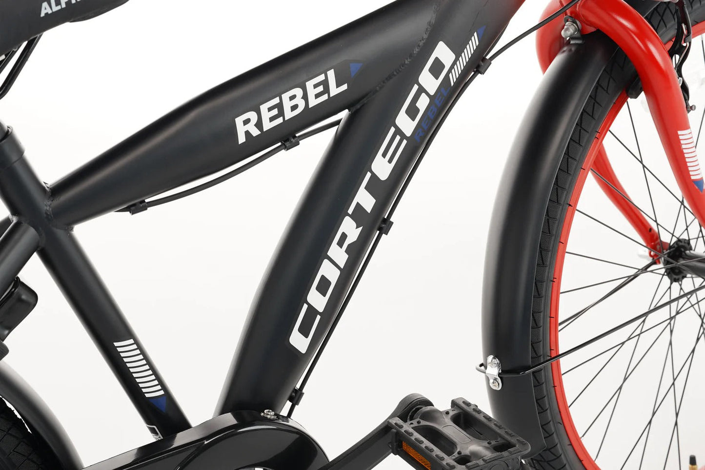 Rebel Jongensfiets 26 Inch Rood - 6 Versnellingen