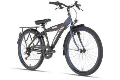 Rebel Jongensfiets 22 Inch Blauw - 6 Versnellingen