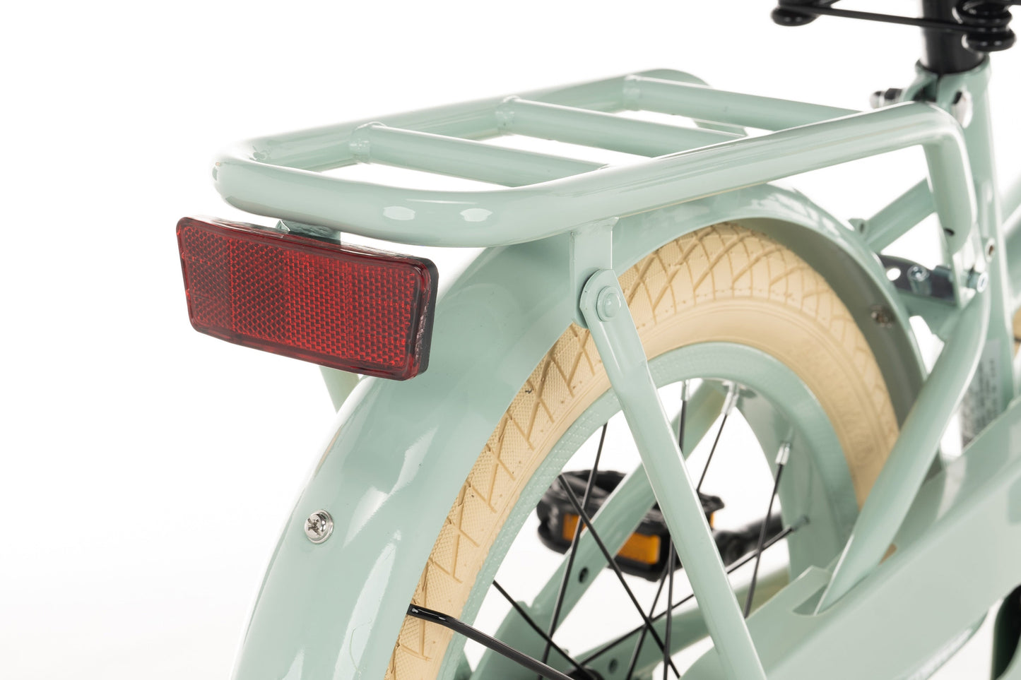 Liberty meisjesfiets Groen 12 inch + mand