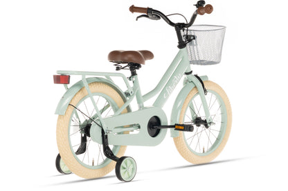 Liberty meisjesfiets Groen 12 inch + mand