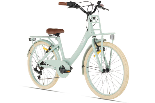 Elite Meisjesfiets 22 inch - 7 Versnellingen - Groen