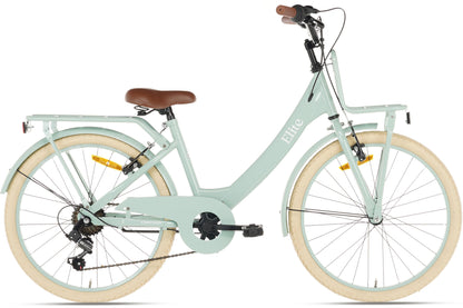 Elite Meisjesfiets 22 inch - 7 Versnellingen - Groen