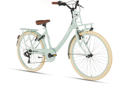 Elite Meisjesfiets 24 inch - 7 Versnellingen - Groen