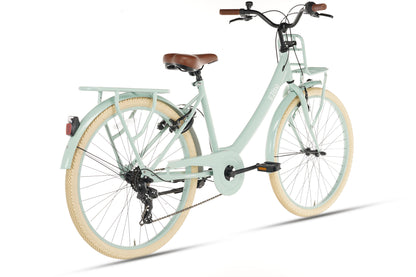 Elite Meisjesfiets 24 inch - 7 Versnellingen - Groen
