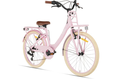 Elite Meisjesfiets 22 inch - 7 Versnellingen - Roze