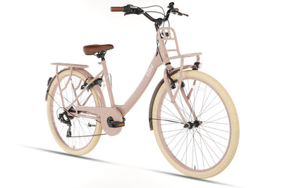 Elite Girls' Bike 26 inch - 7 Gears - Salmon