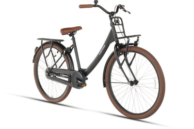 Elite Girls' Bike 26 inch Matte Black