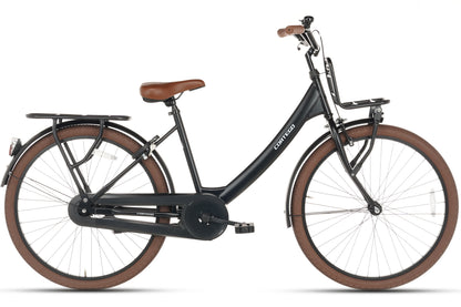 Elite Meisjesfiets 26 inch Mat-Zwart