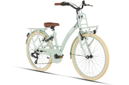 Bella Meisjesfiets 26 inch - 7 Versnellingen - Groen