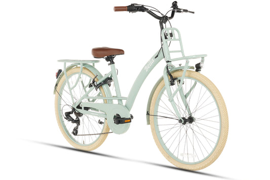 Bella Meisjesfiets 26 inch - 7 Versnellingen - Groen