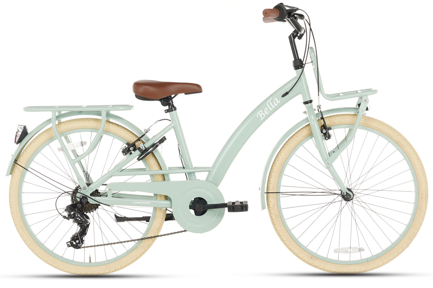 Bella Meisjesfiets 24 inch - 7 Versnellingen - Groen