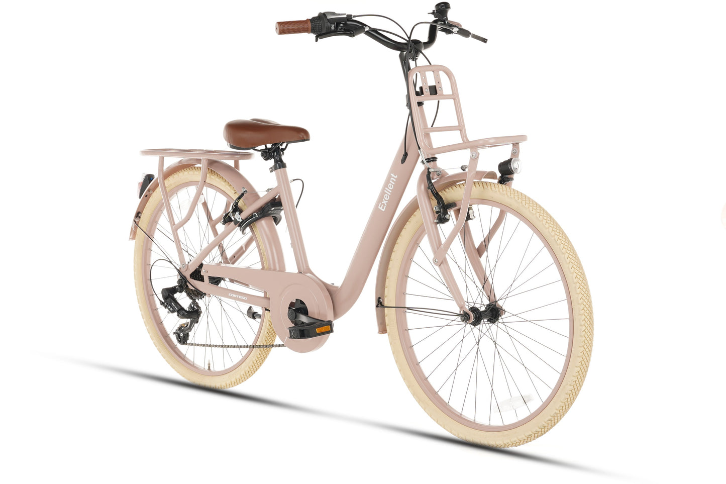Excellent Meisjesfiets 24 inch - 7 Versnellingen - Zalm