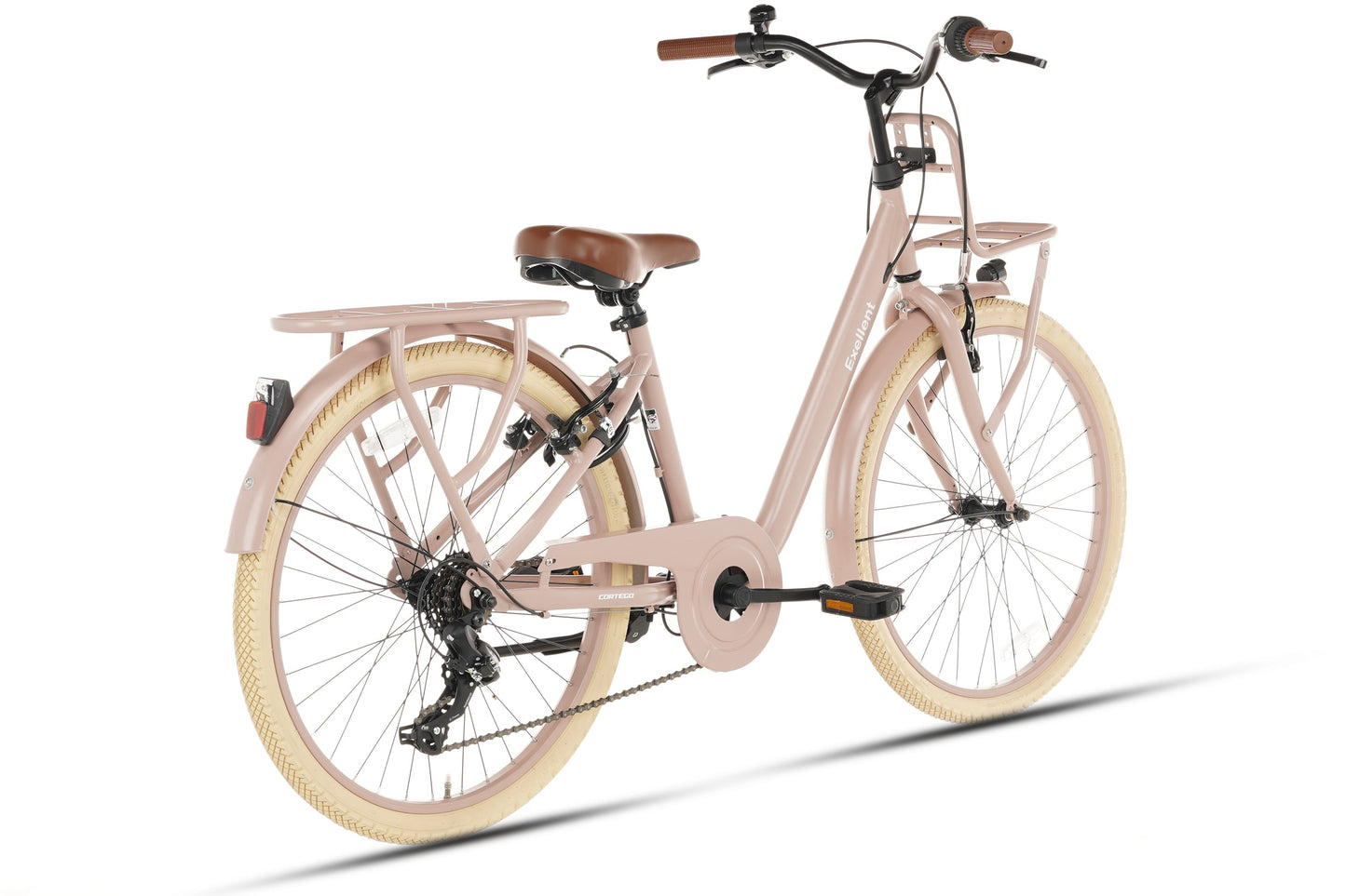 Excellent Meisjesfiets 24 inch - 7 Versnellingen - Zalm