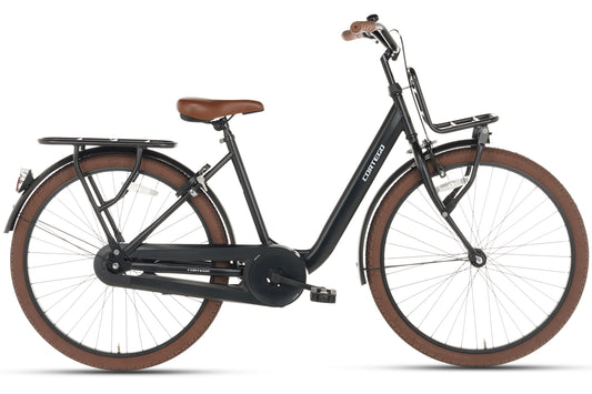 Excellent Meisjesfiets 26 inch Mat-Zwart